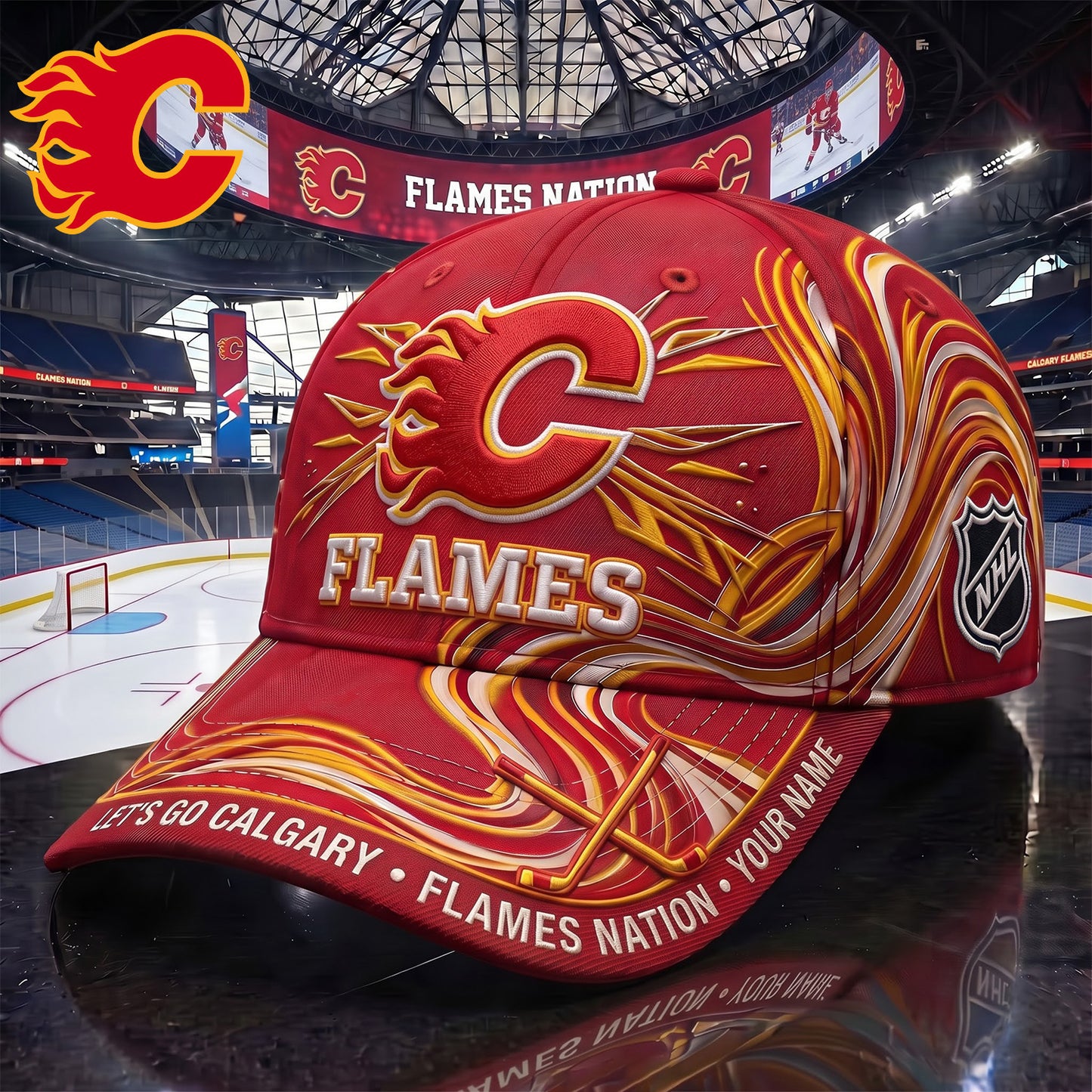 SIGNATURE NHL X CF EXCLUSIVE PERSONALIZED CAP FOR GAME DAY V3