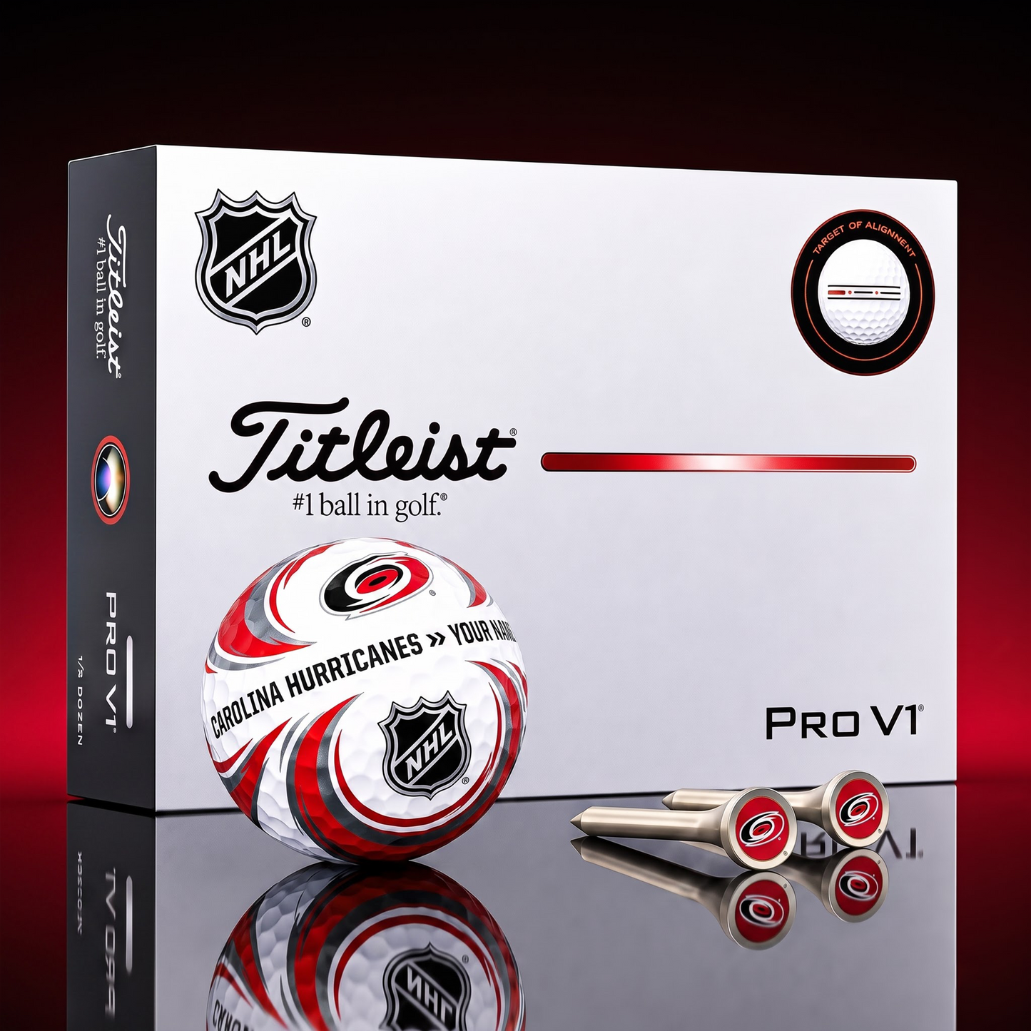 SIGNATURE NHL X CH DELUXE PERSONALIZED GOLF BALL LIMITED EDITION V3