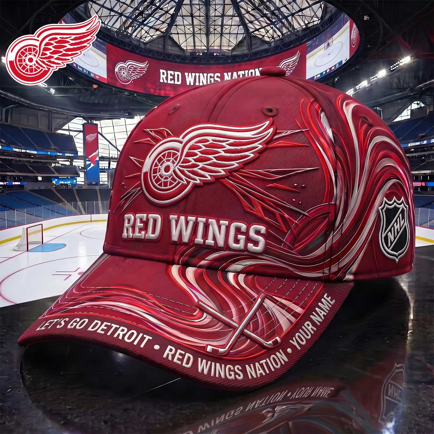 SIGNATURE NHL X DRW EXCLUSIVE PERSONALIZED CAP FOR GAME DAY V3