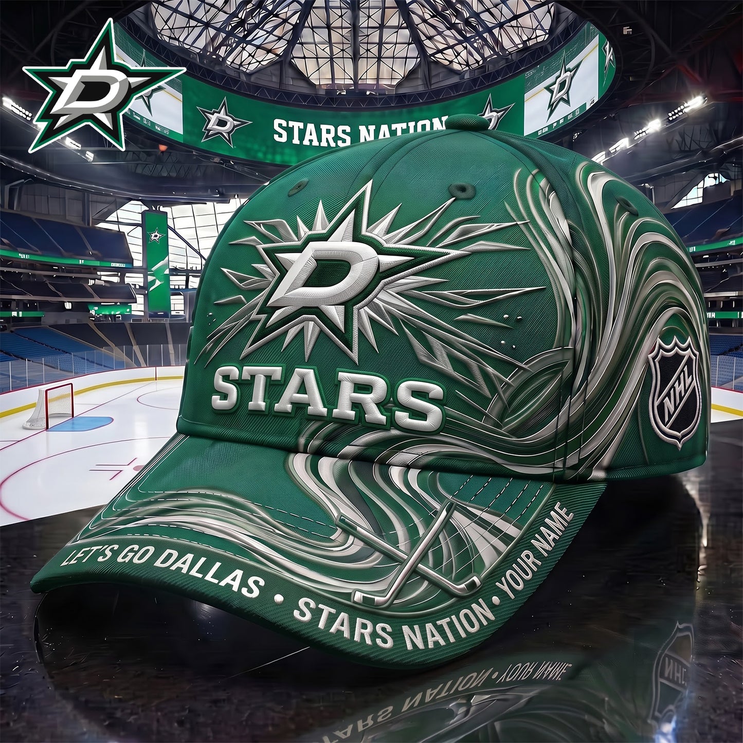 SIGNATURE NHL X DS EXCLUSIVE PERSONALIZED CAP FOR GAME DAY V3
