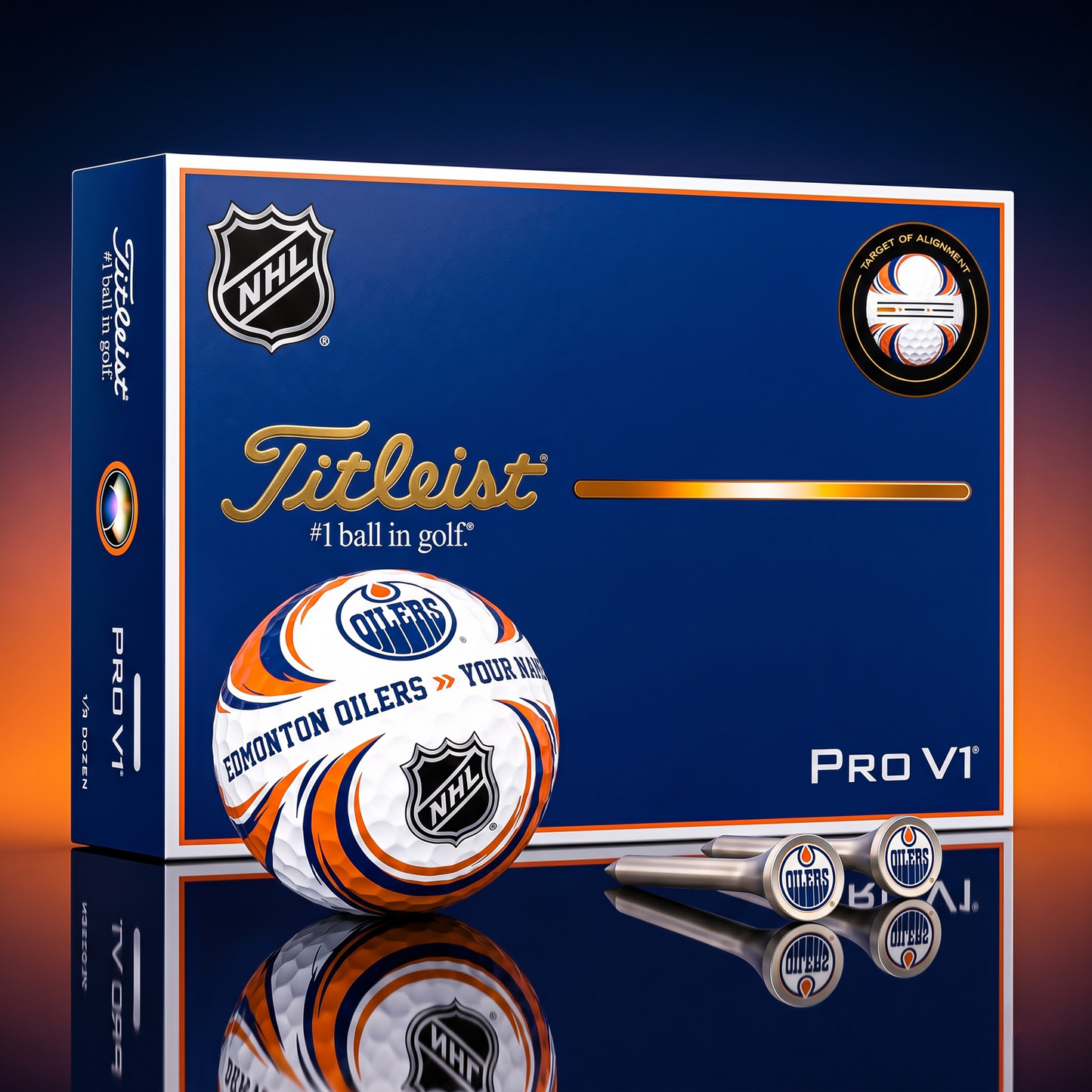 SIGNATURE NHL X EO DELUXE PERSONALIZED GOLF BALL LIMITED EDITION V3