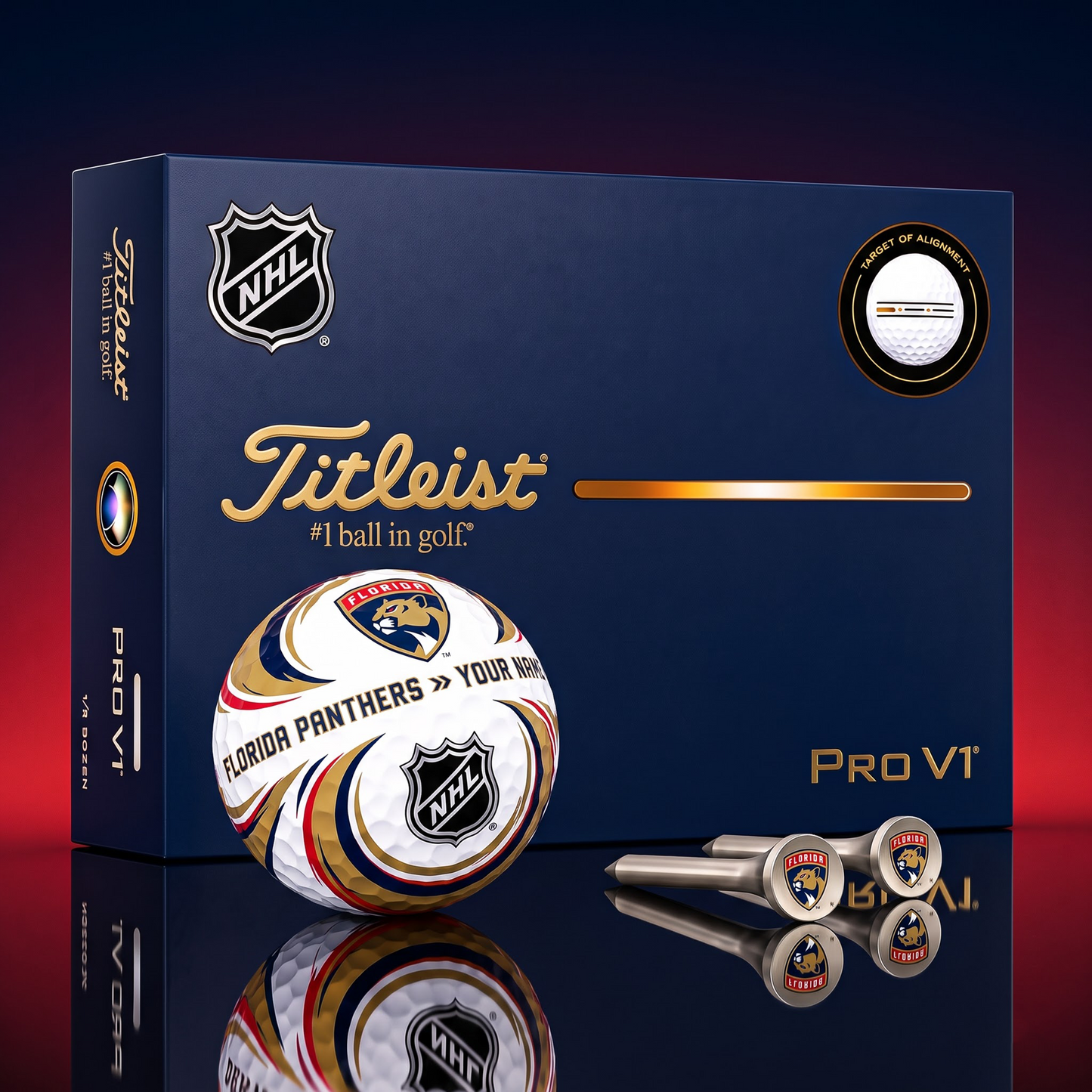 SIGNATURE NHL X FP DELUXE PERSONALIZED GOLF BALL LIMITED EDITION V3