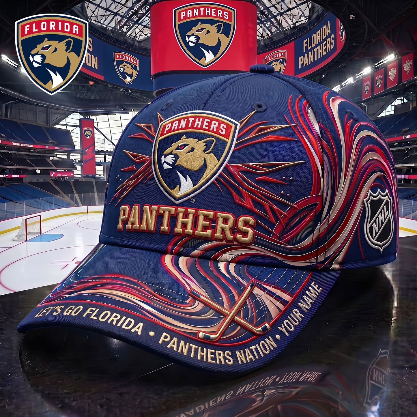 SIGNATURE NHL X FP EXCLUSIVE PERSONALIZED CAP FOR GAME DAY V3