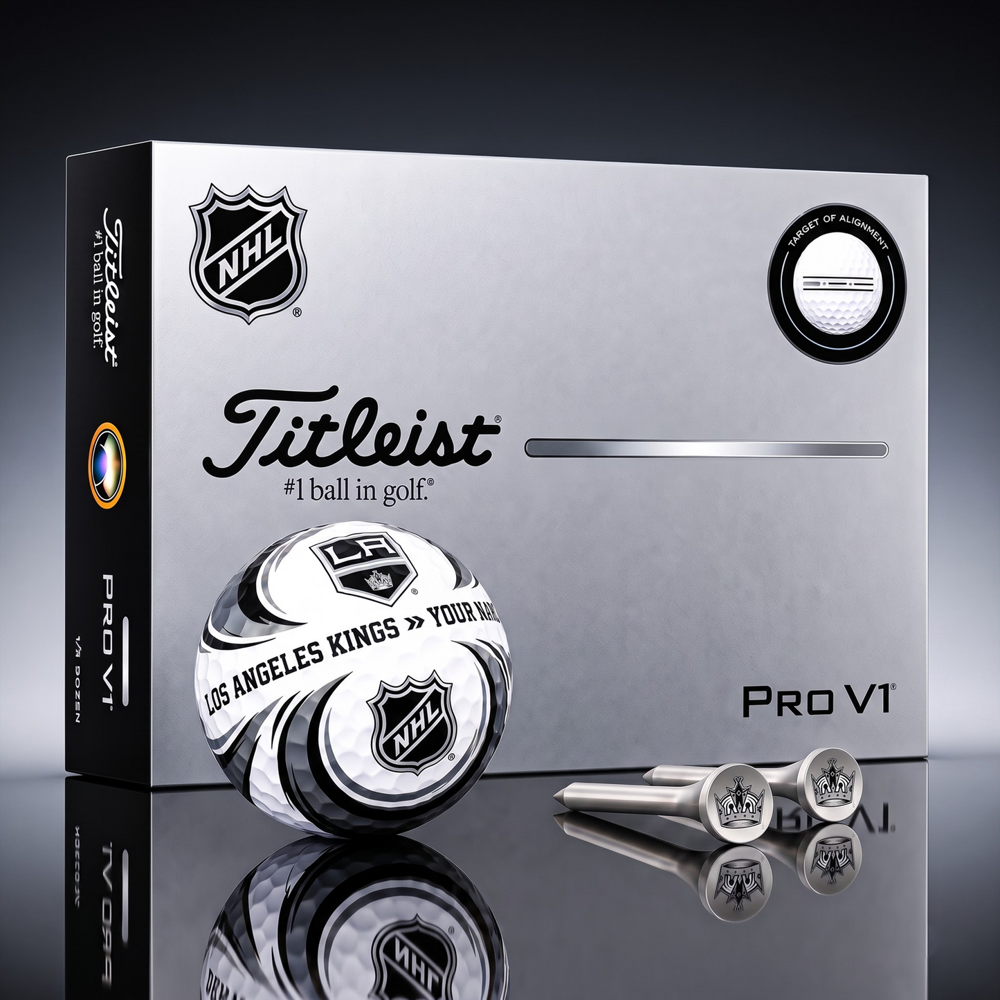 SIGNATURE NHL X LAK DELUXE PERSONALIZED GOLF BALL LIMITED EDITION V3