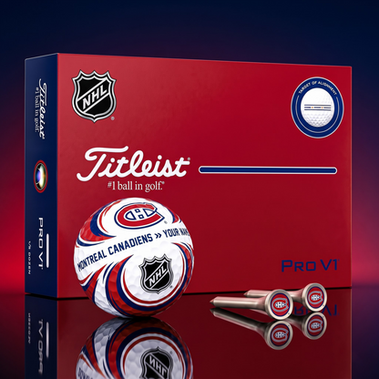 SIGNATURE NHL X MC DELUXE PERSONALIZED GOLF BALL  LIMITED EDITION V3
