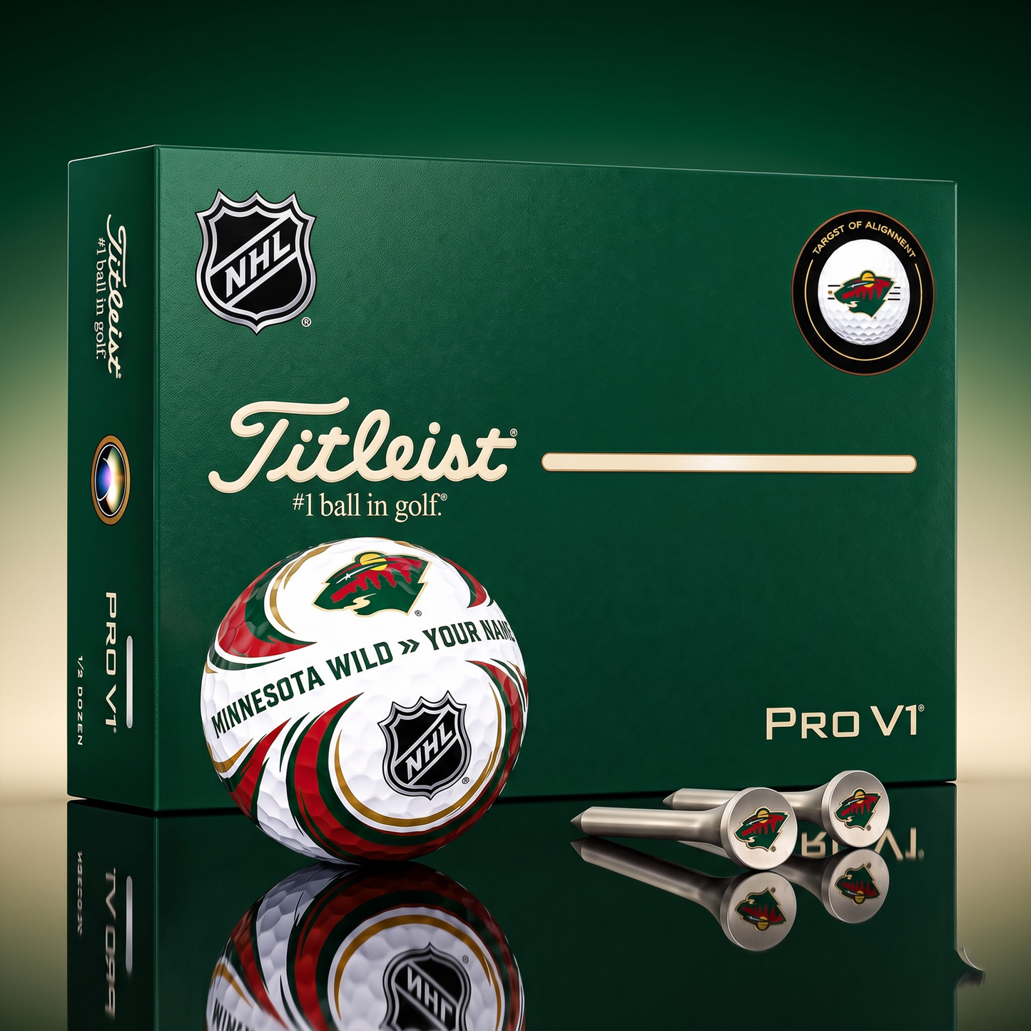 SIGNATURE NHL X MW DELUXE PERSONALIZED GOLF BALL LIMITED EDITION V3