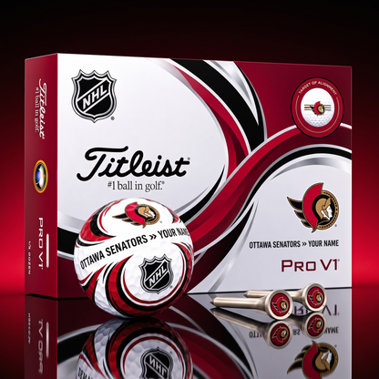 SIGNATURE NHL X OS DELUXE PERSONALIZED GOLF BALL  LIMITED EDITION V3