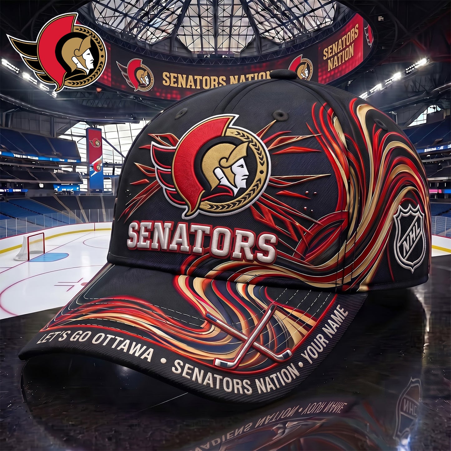 SIGNATURE NHL X OS EXCLUSIVE PERSONALIZED CAP FOR GAME DAY V3