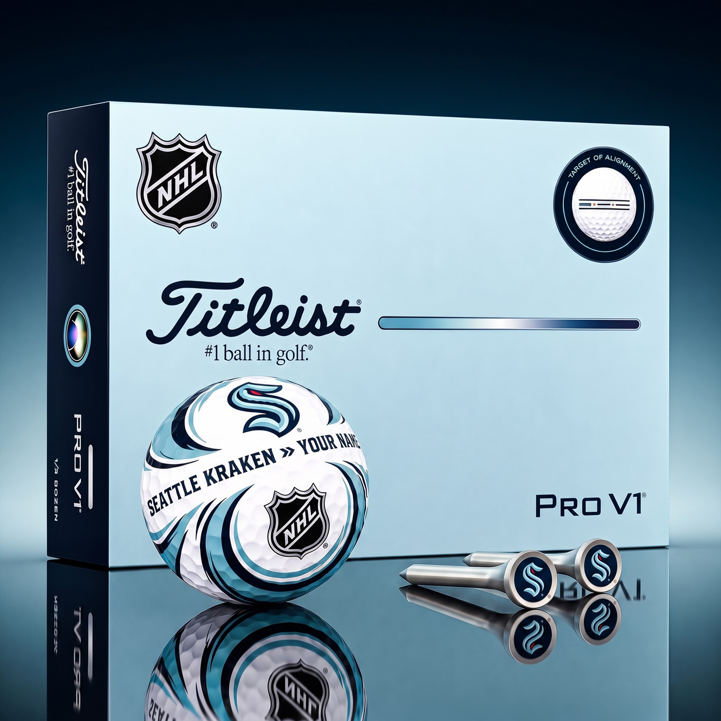 SIGNATURE NHL X SK DELUXE PERSONALIZED GOLF BALL LIMITED EDITION V3