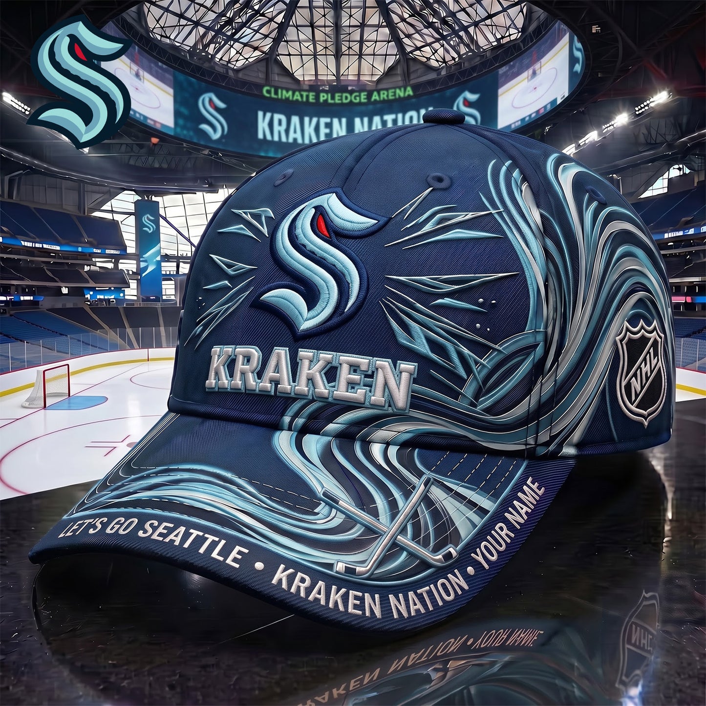 SIGNATURE NHL X SK EXCLUSIVE PERSONALIZED CAP FOR GAME DAY V3