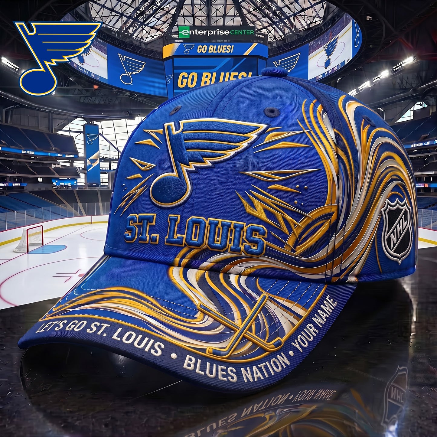 SIGNATURE NHL X SLB EXCLUSIVE PERSONALIZED CAP FOR GAME DAY V3