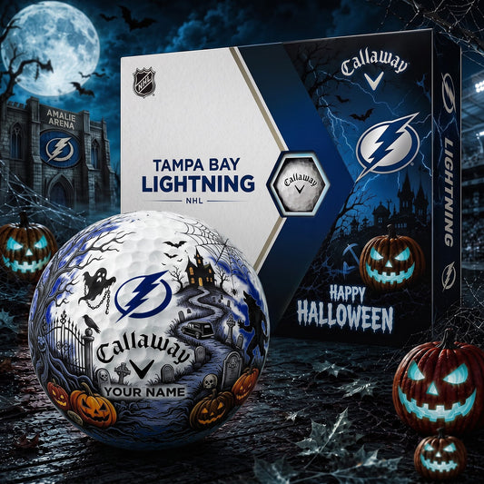 SIGNATURE NHL X TBL PERSONALIZED HALLOWEEN HAUNTED GOLF BALL – LIMITED EDITION