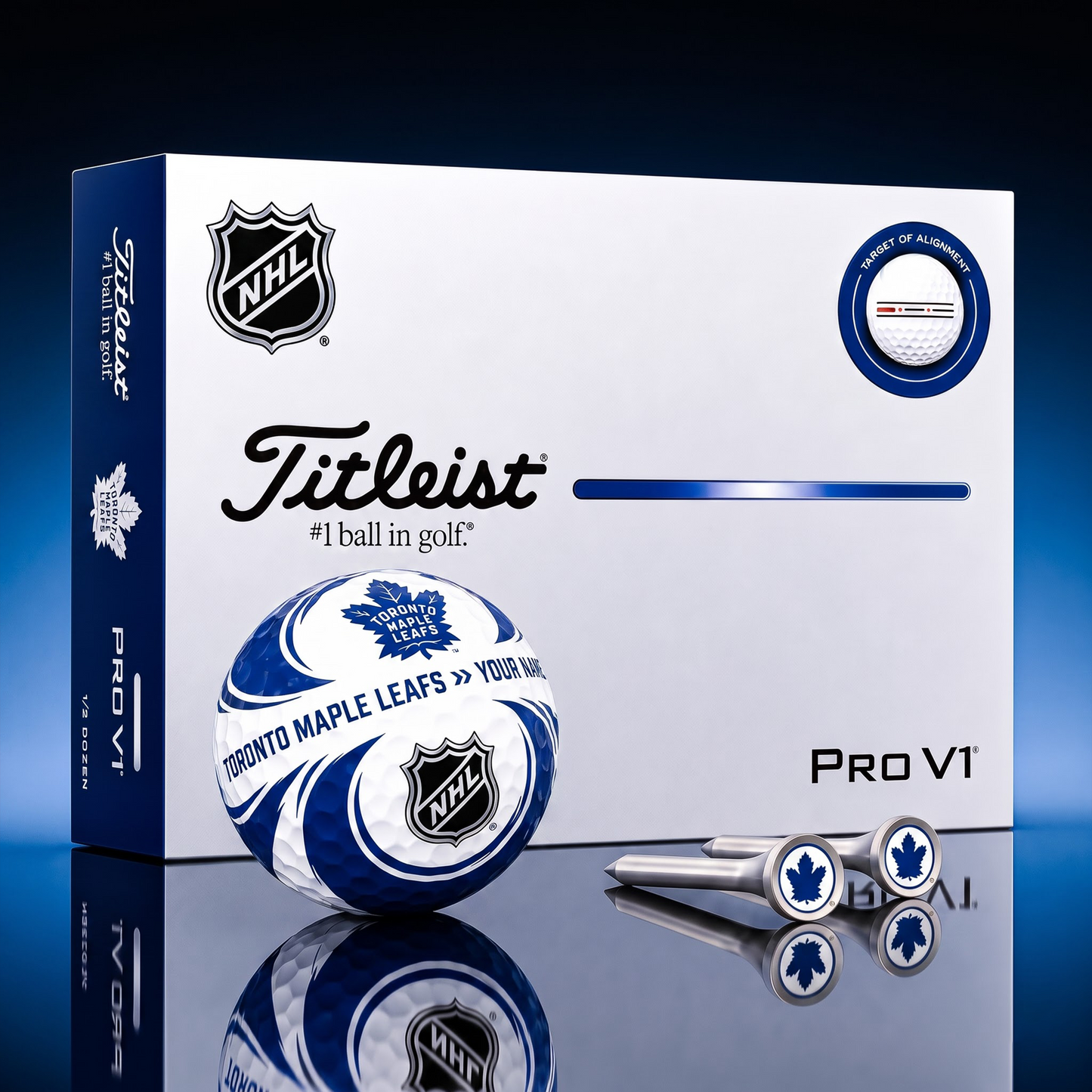 SIGNATURE NHL X TML DELUXE PERSONALIZED GOLF BALL  LIMITED EDITION V3