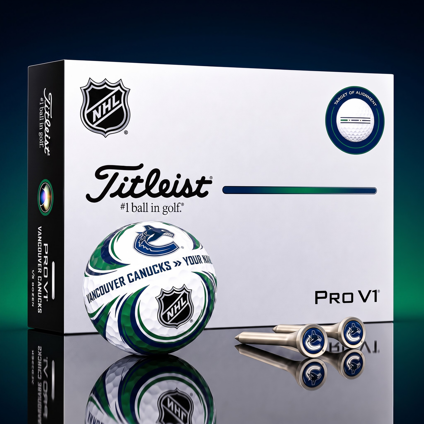 SIGNATURE NHL X VC DELUXE PERSONALIZED GOLF BALL LIMITED EDITION V3