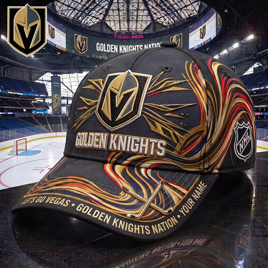 SIGNATURE NHL X VGK EXCLUSIVE PERSONALIZED CAP FOR GAME DAY V3