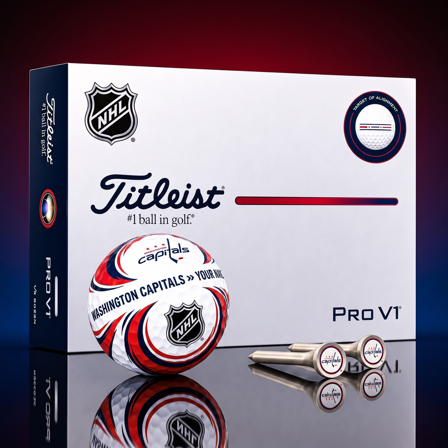 SIGNATURE NHL X WC DELUXE PERSONALIZED GOLF BALL  LIMITED EDITION V3
