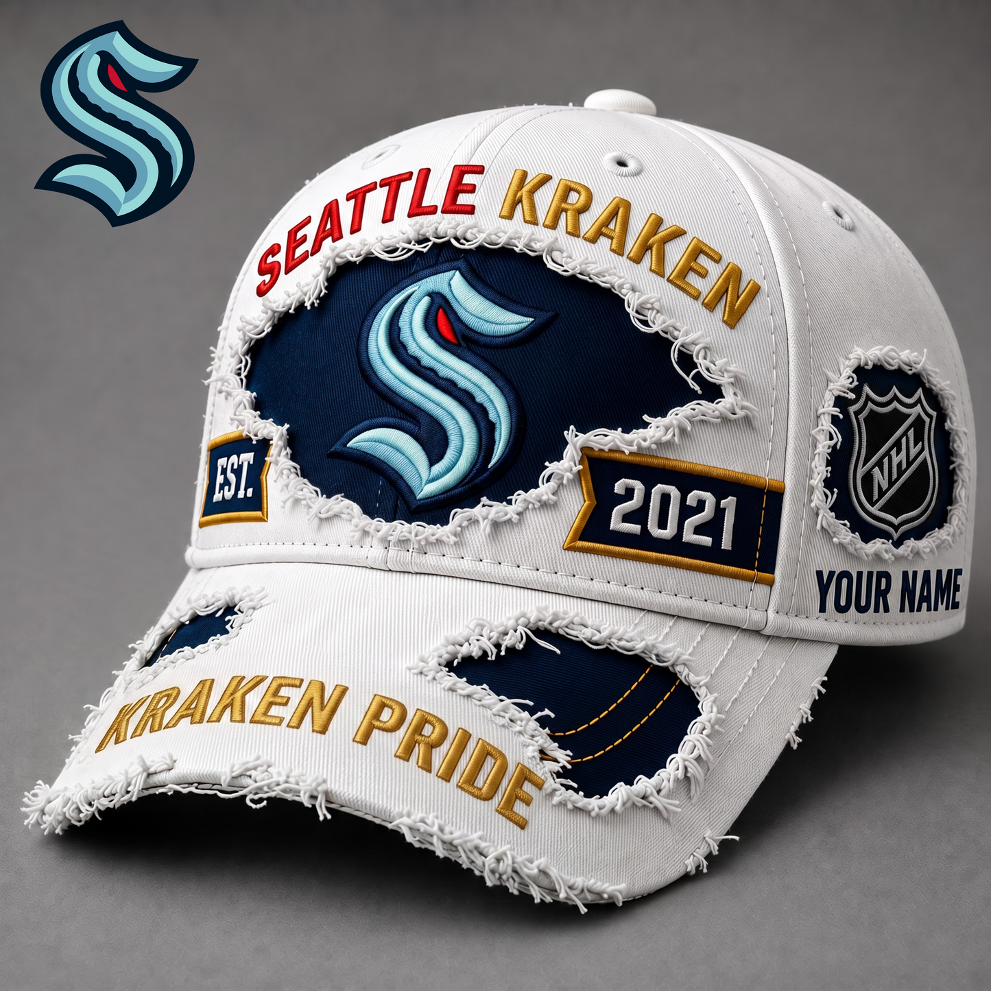 PREMIUM NHL X SK EXCLUSIVE PERSONALIZED CAP FOR GAME DAY