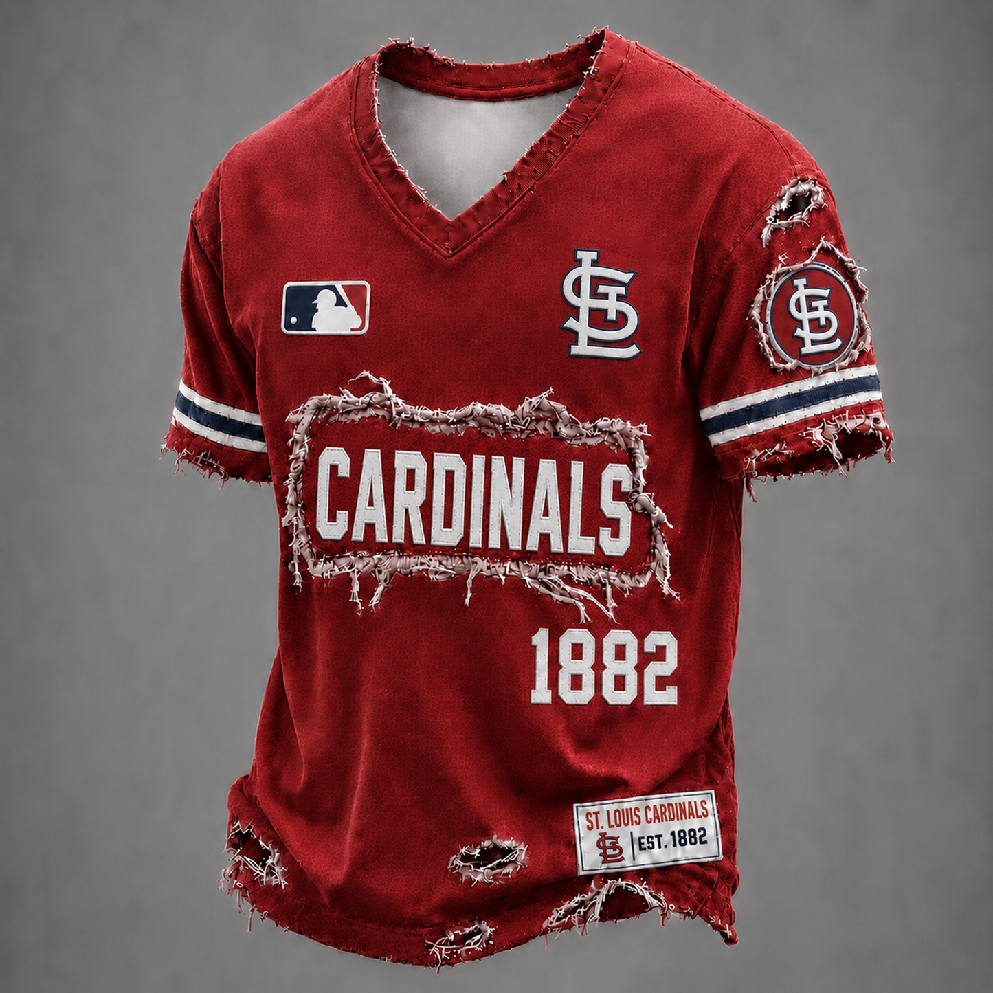 STL x MLB LUXURY V-Neck T-Shirt 0406 DatND DVT