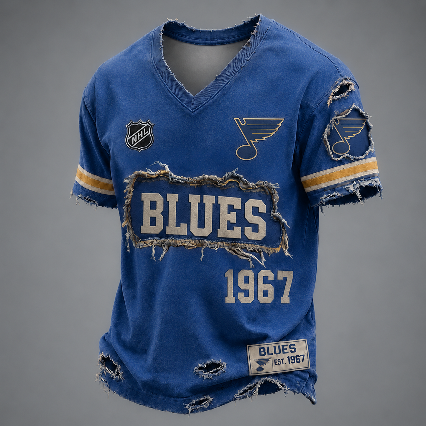 STL x NHL LUXURY V-Neck T-Shirt 2705 DatND DVT