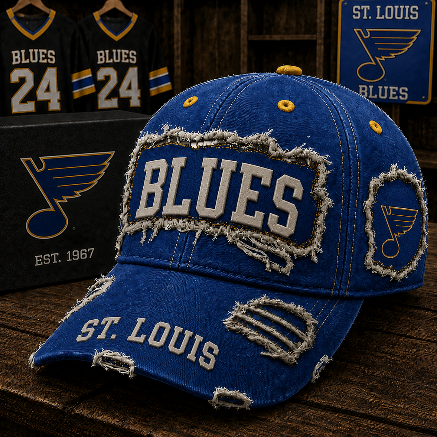 STL x NHL Premium Patch Cap