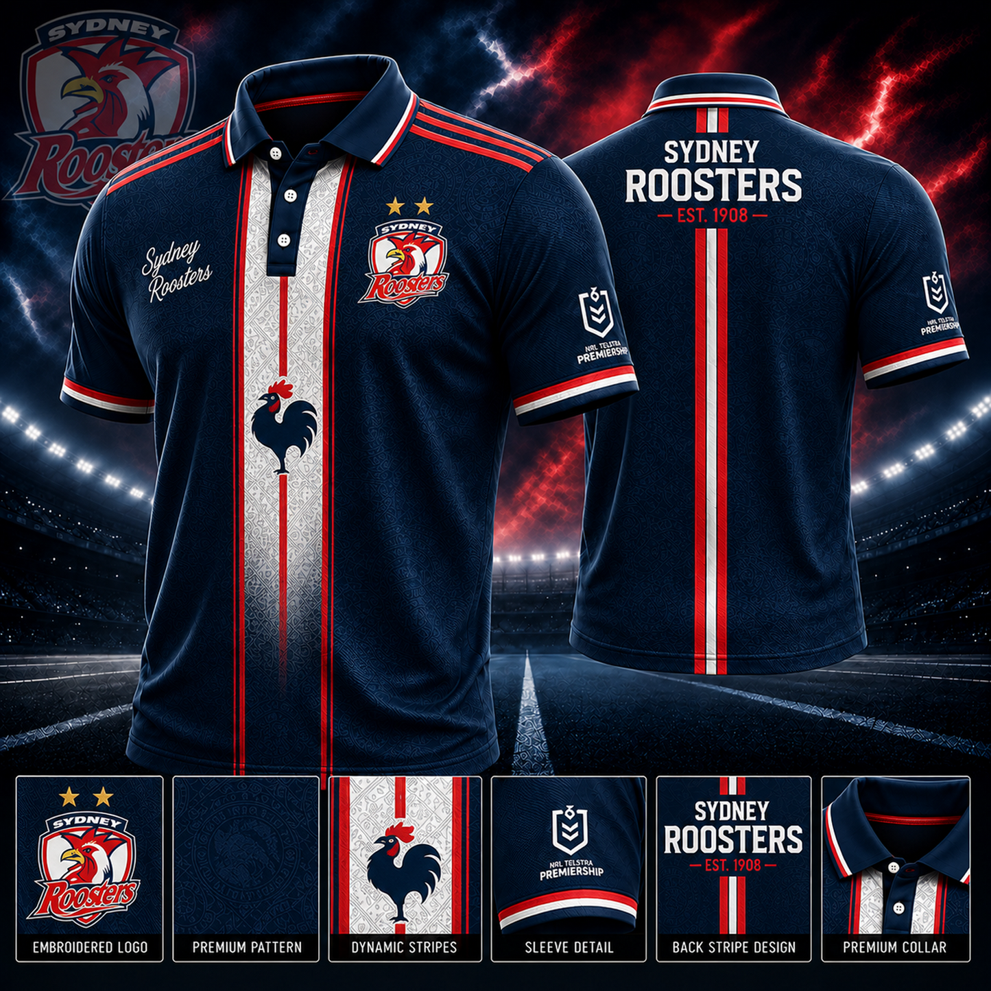 SYD x NRL Polo Shirt Limited Edition