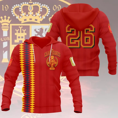 Spain National Team 2026 FIFA World Cup Champions 3D Apparel V20