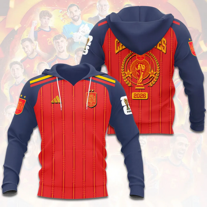 Spain National Team 2026 FIFA World Cup Champions 3D Apparel V21