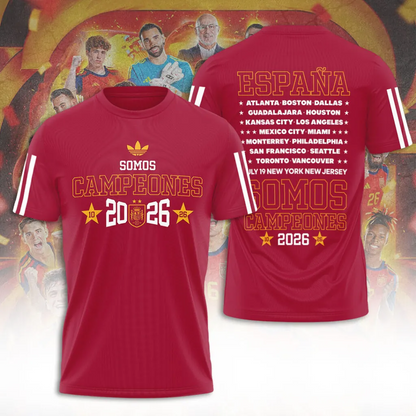 Spain National Team 2026 FIFA World Cup Champions 3D Apparel V4