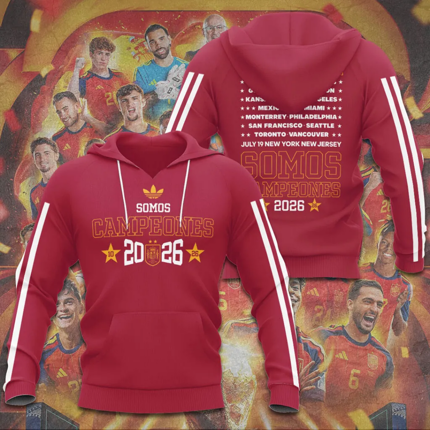 Spain National Team 2026 FIFA World Cup Champions 3D Apparel V4