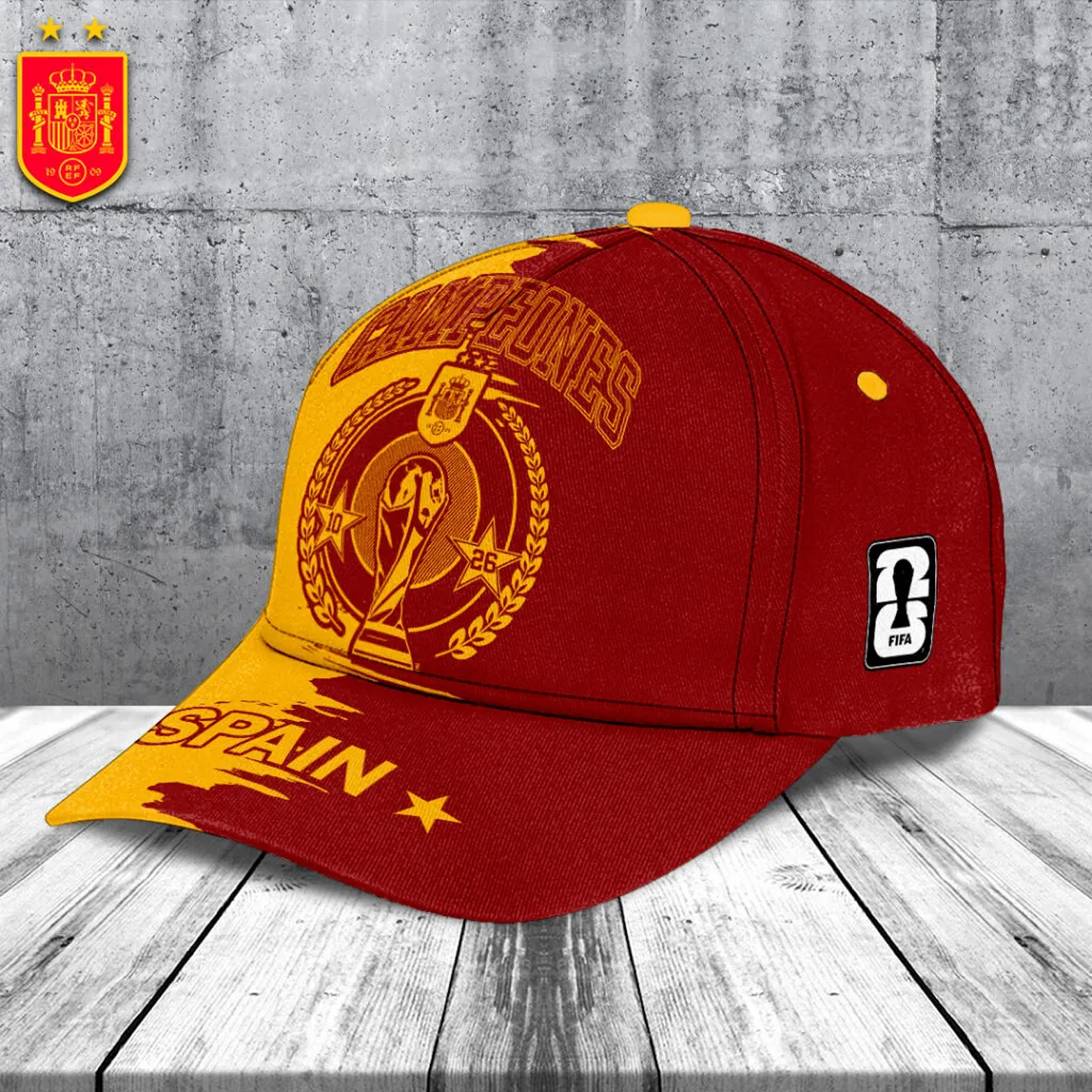 Spain National Team 2026 FIFA World Cup Champions Classic Cap V2