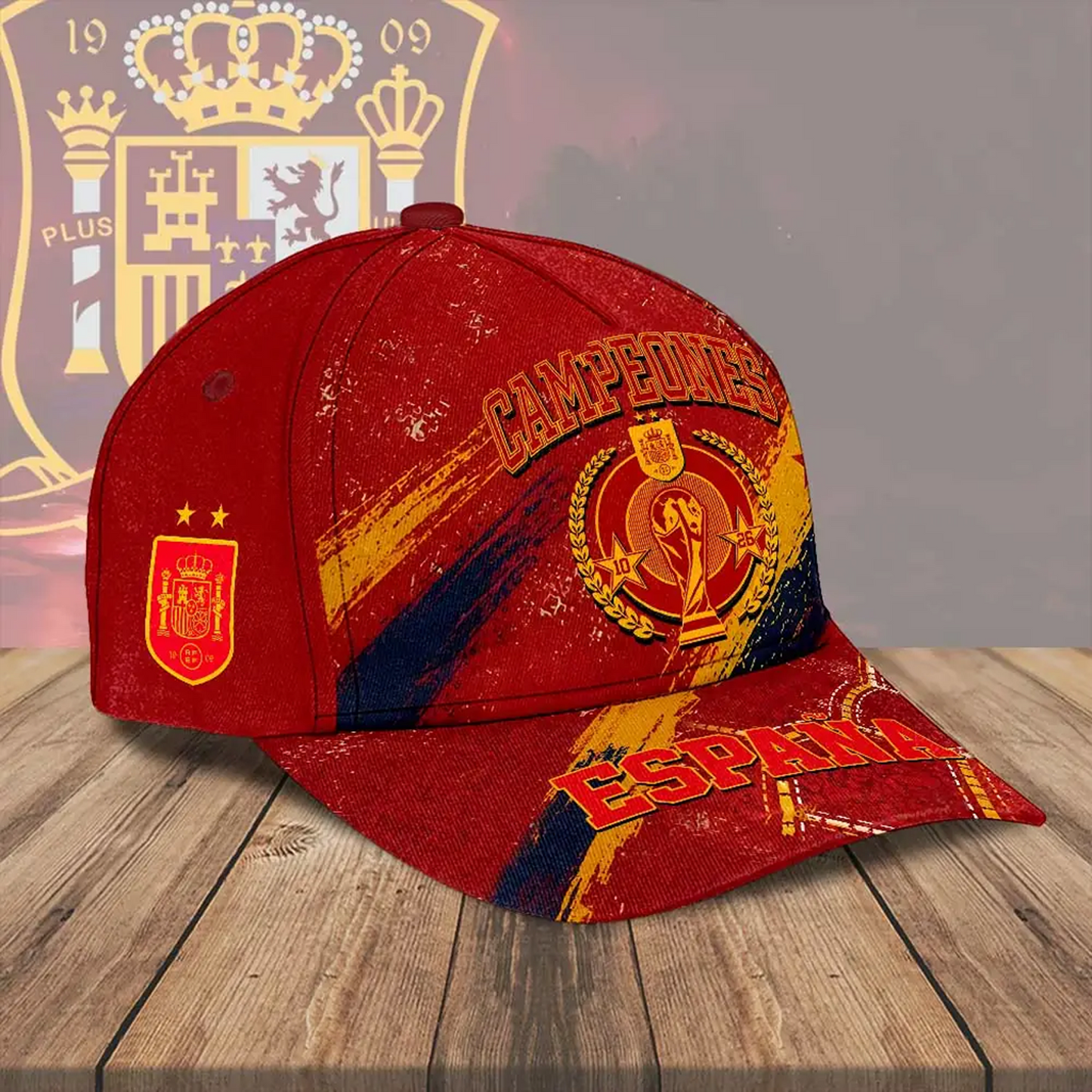 Spain National Team 2026 FIFA World Cup Champions Classic Cap V5