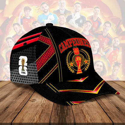 Spain National Team 2026 FIFA World Cup Champions Classic Cap V6