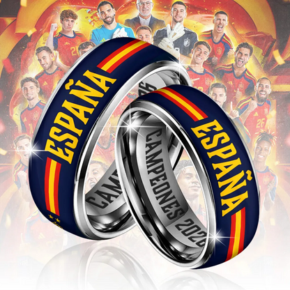 Spain National Team 2026 FIFA World Cup Champions Custom Alloy Ring V1