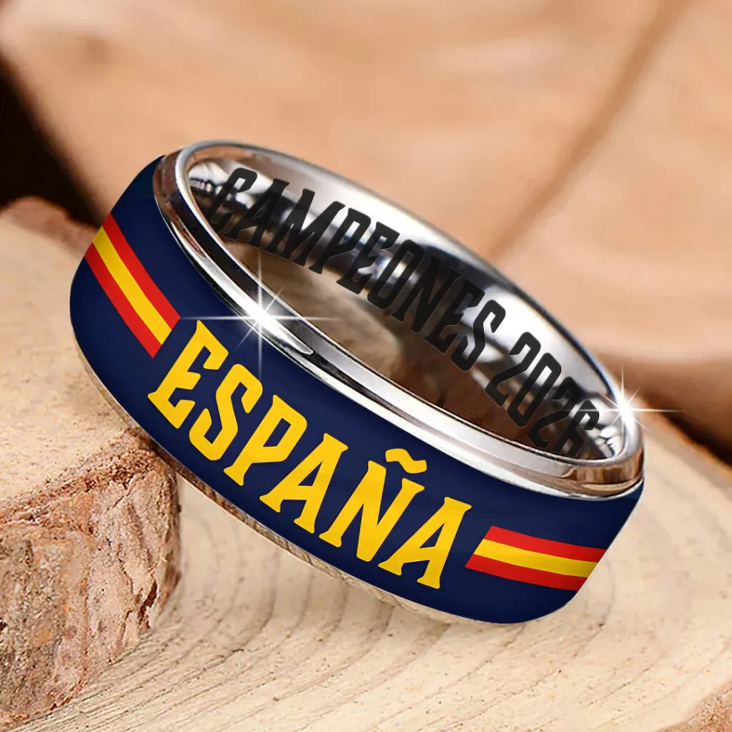 Spain National Team 2026 FIFA World Cup Champions Custom Alloy Ring V1
