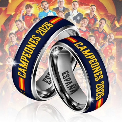Spain National Team 2026 FIFA World Cup Champions Custom Alloy Ring V2