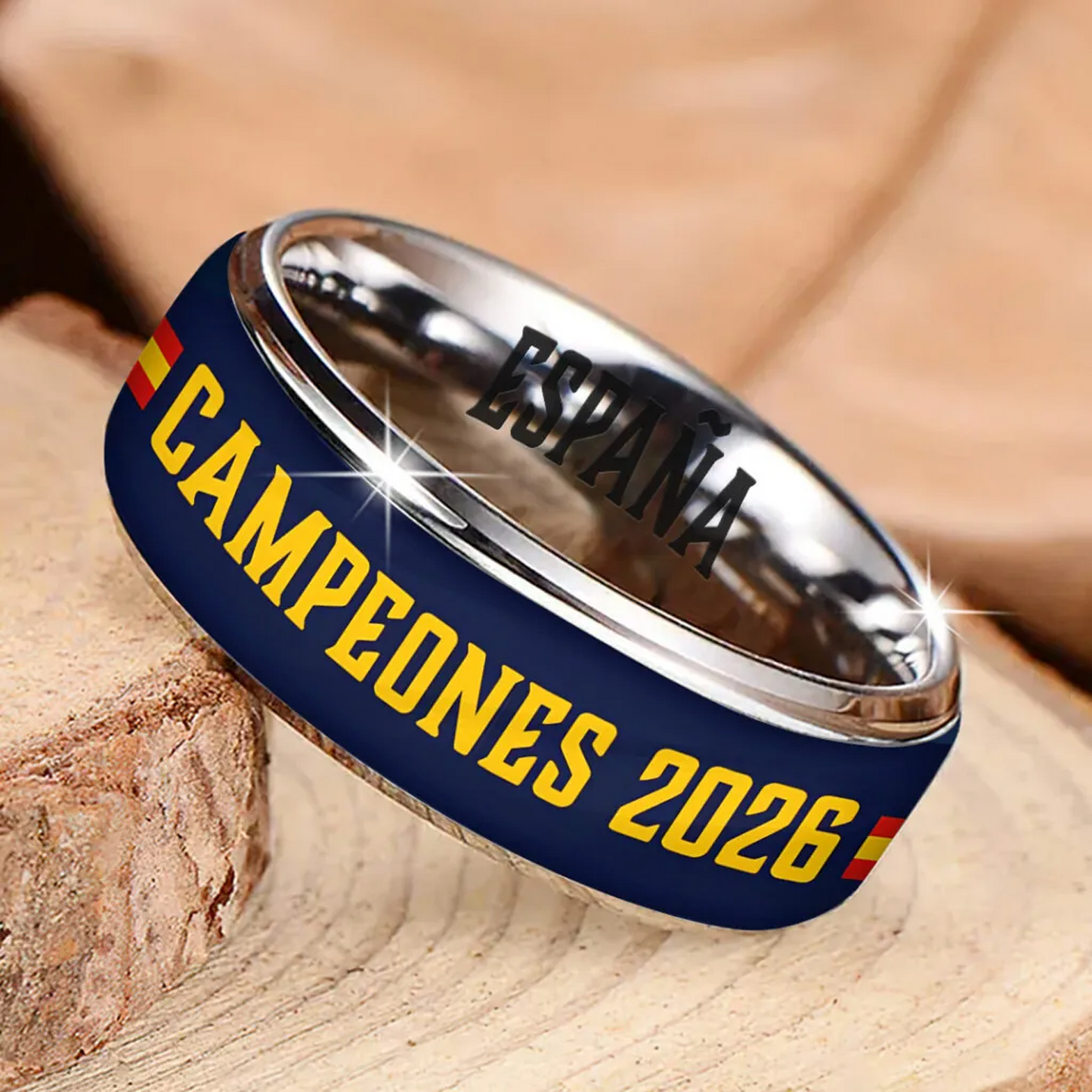 Spain National Team 2026 FIFA World Cup Champions Custom Alloy Ring V2