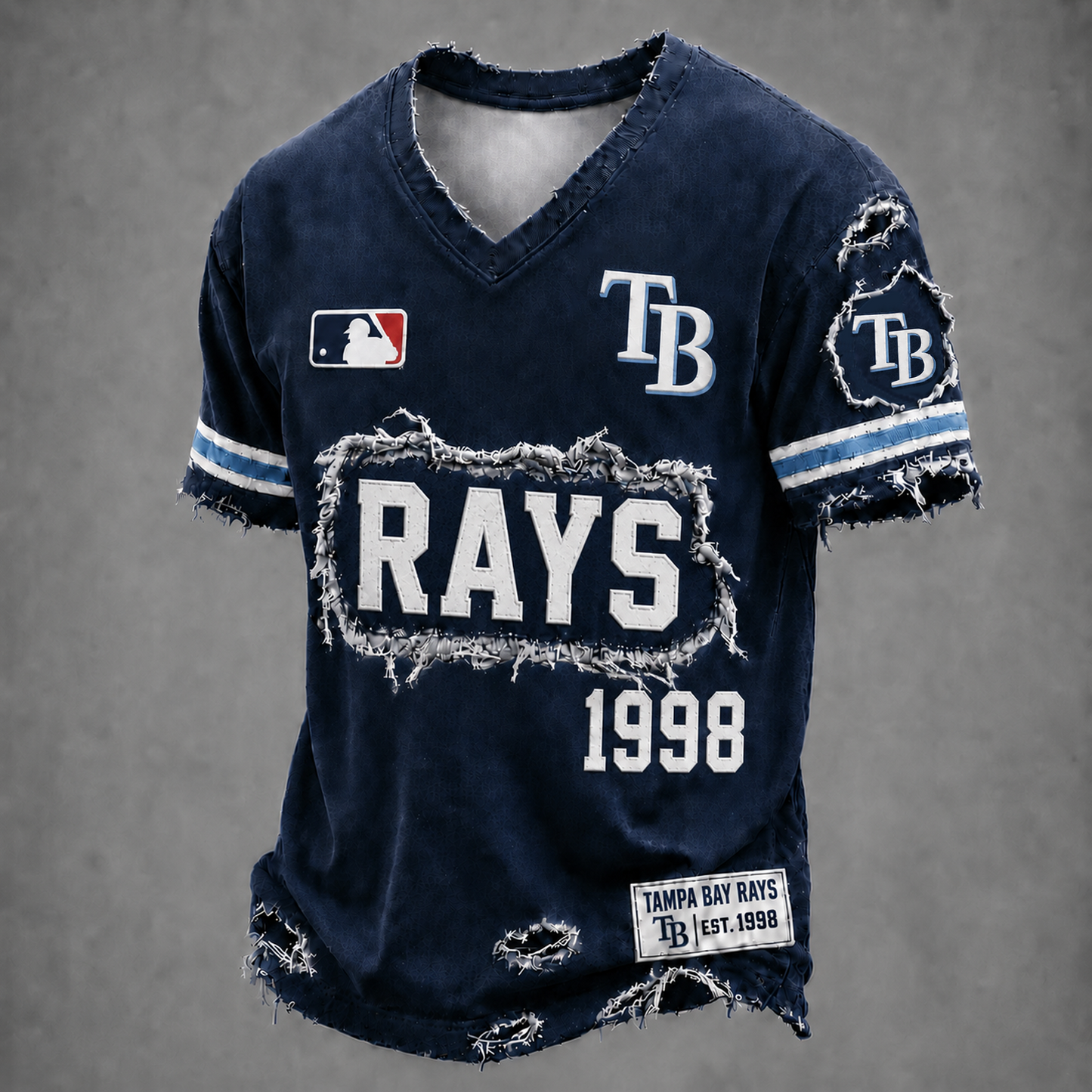 TB x MLB LUXURY V-Neck T-Shirt 0406 DatND DVT