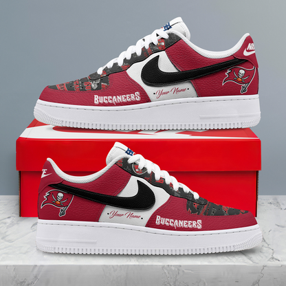 TB x NFL Personalized Team Icon AF1 Shoes