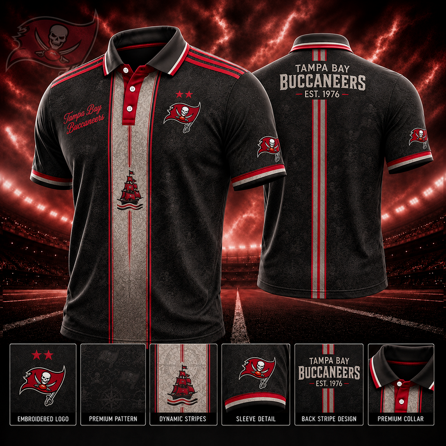 TB x NFL Polo Shirt Limited Edition