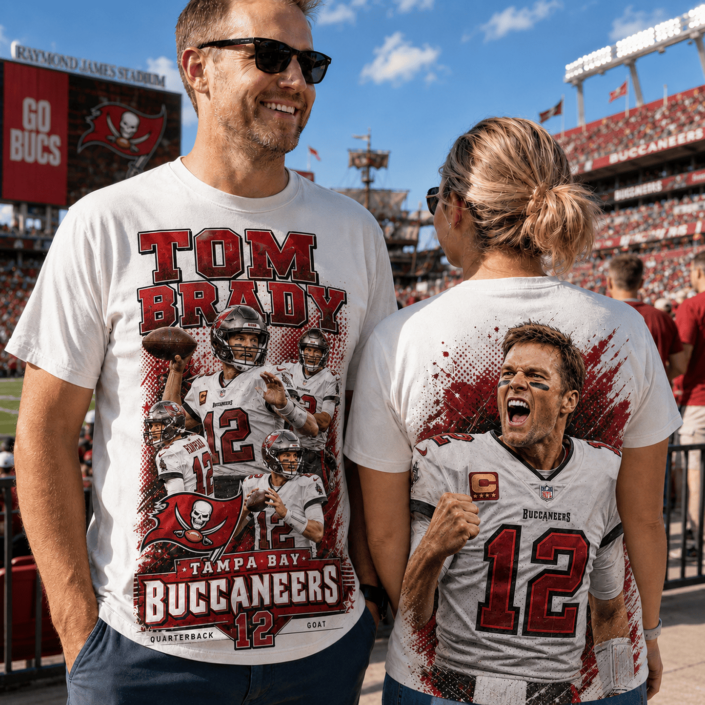 TB x NFL Premium Football Player Graphic Shirt