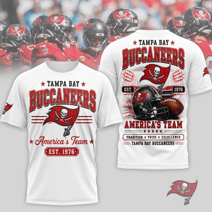 TB x NFL Premium Team Tradition Pride 3D Shirt