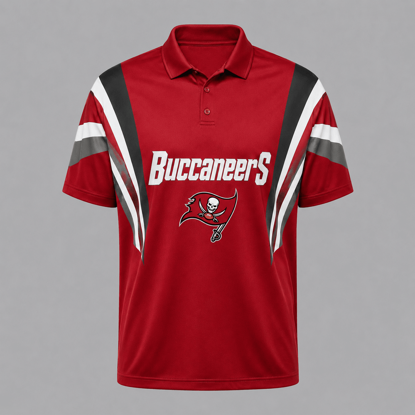 TB x NFL Sleeve Collared Sports Polo Shirt