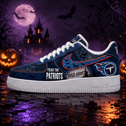 TEN x NFL Fear The Team Halloween AF1 Sneakers 1807