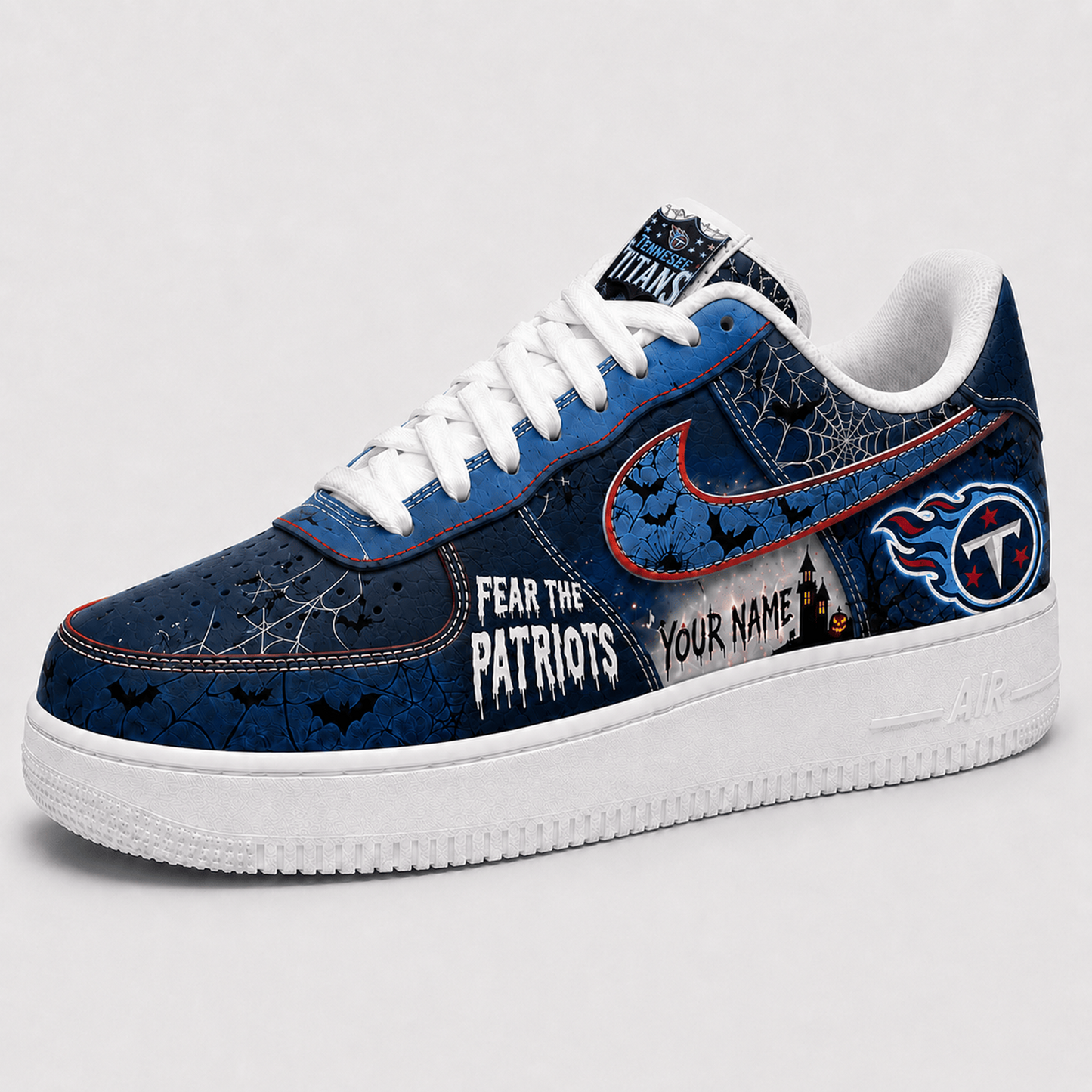 TEN x NFL Fear The Team Halloween AF1 Sneakers 1807