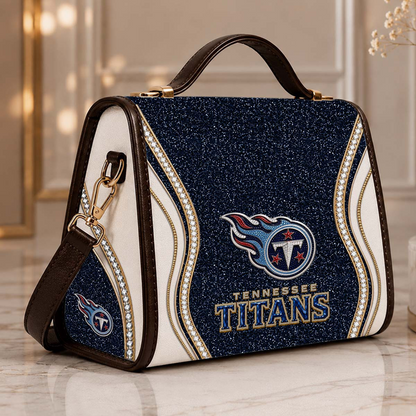 TEN x NFL Glitter Leather Handbag
