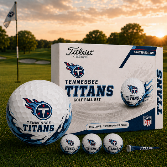 TEN x NFL Inspired Golf Ball Set  3 Premium Golf Balls