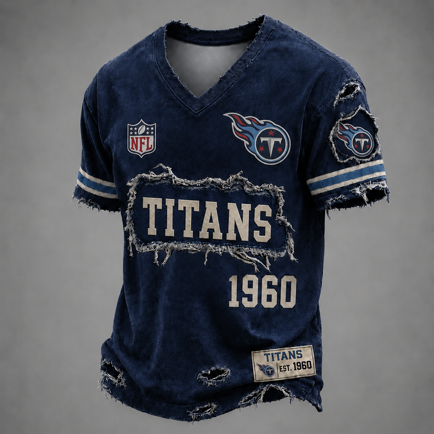 TEN x NFL LUXURY V-Neck T-Shirt 3005 DatND DVT