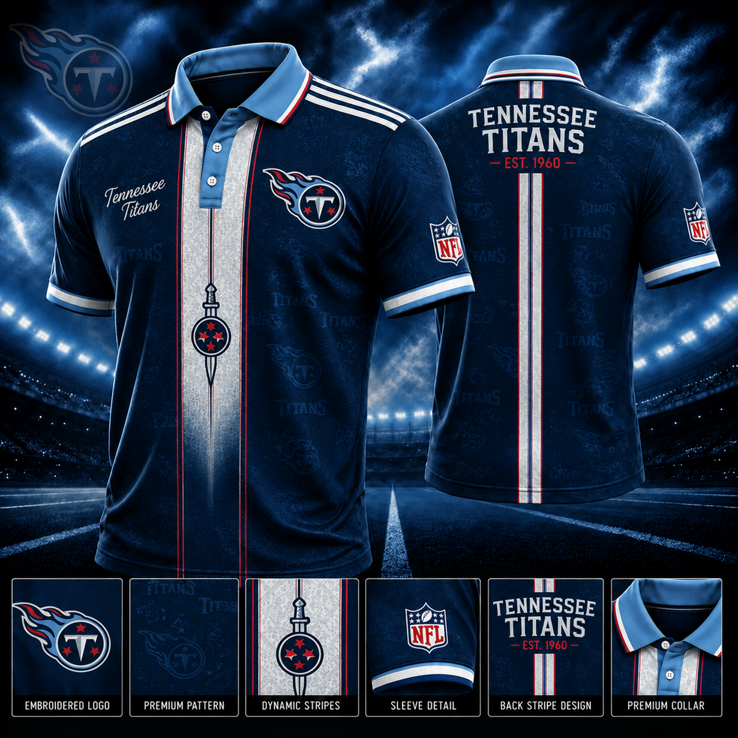 TEN x NFL Polo Shirt Limited Edition