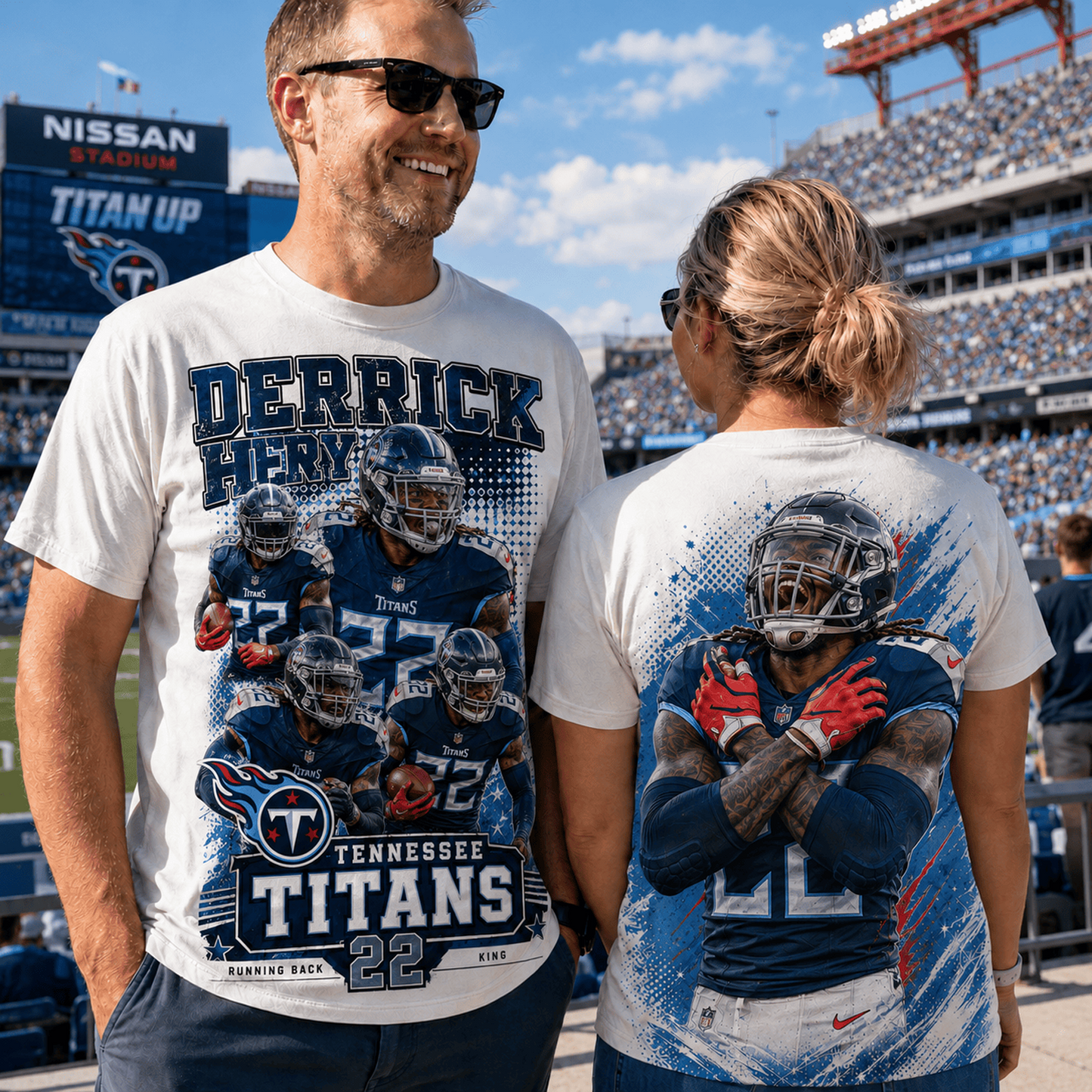 TEN x NFL Premium Football Player Graphic Shirt