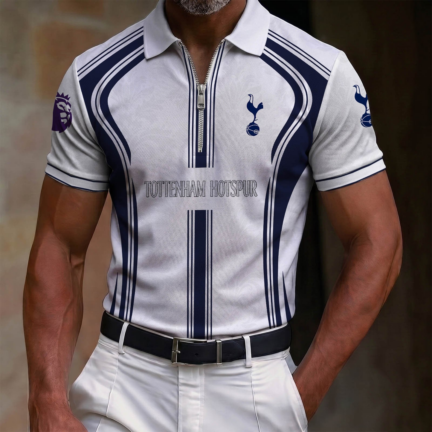 TOT x EPL Lapel Zip POLO Shirt